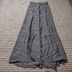 Vintage rave city reflective maxi skirt